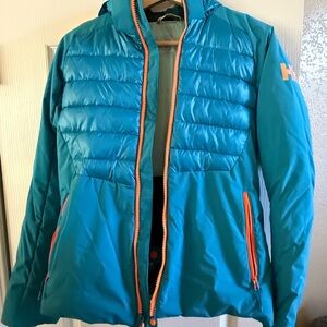 Helly Hansen Kids Puffer Jacket - Blue and Orange